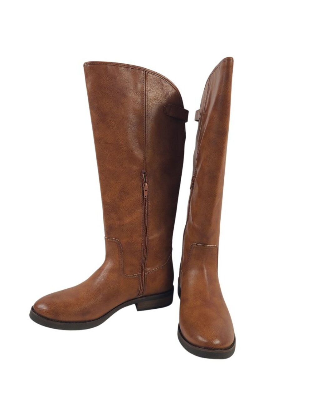 NEW Frye & Co. Kellie Button Tall Cognac Brown Riding Boots Size 10M - Picture 4 of 8